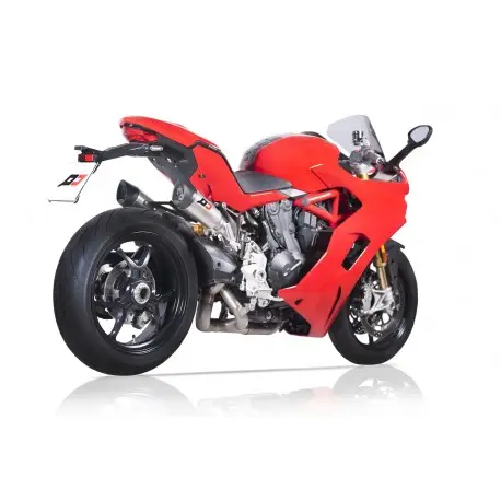 Paiement Sécurisé Demie ligne d’échappement Qd Exhaust GUNSHOT DUCATI 937 SUPERSPORT 2016-2020