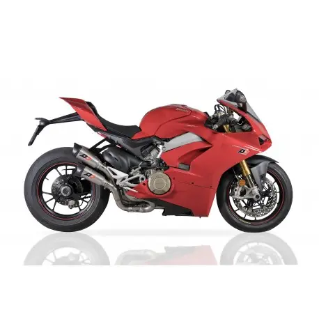Marque Demi-ligne d'Echappement Qd Exhaust TWIN GUNSHOT DUCATI PANIGALE V4 2018-2021