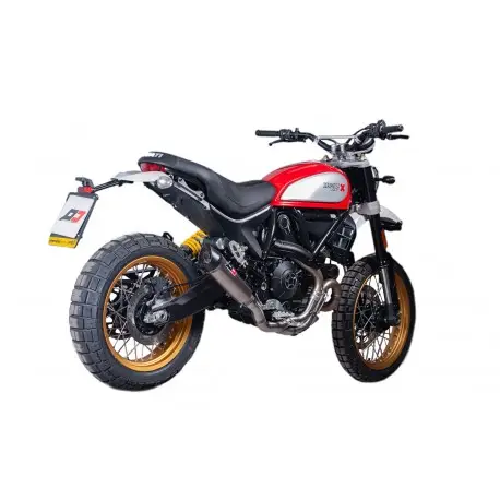 Produit De Marque Echappement Qd Exhaust Tri-cone DUCATI 800 SCRAMBLER 2017-2020
