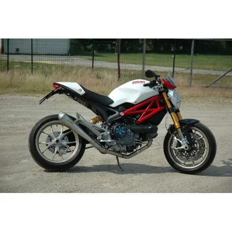Authentique Ligne complète d'Echappement Qd Exhaust MAXCONE DUCATI 796 MONSTER 2010-2014