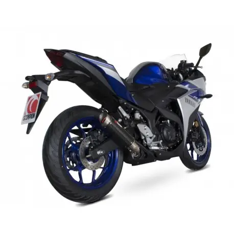 Commande En Gros Echappement SCORPION RP 1 GP YAMAHA YZF-R3 2014-2021