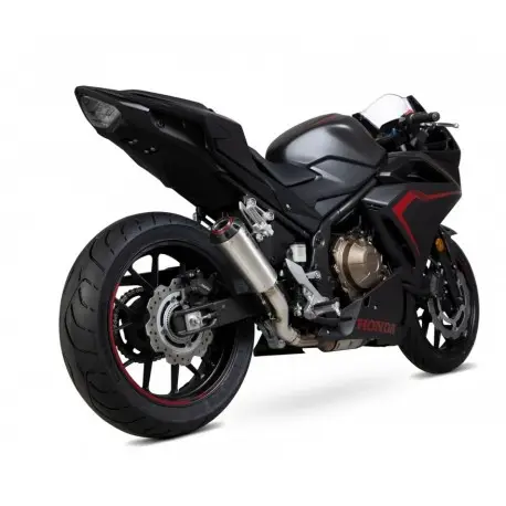 Pot d'Echappement SCORPION SERKET RED POWER HONDA CBR500R 2019-2026 Petit Prix