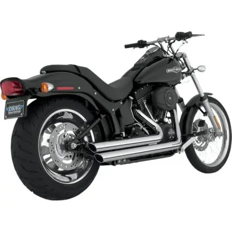 Echappement VANCE & HINES BIG SHOTS long HARLEY DAVIDSON FXS – FXST – FLST 1986-2011 Commander Maintenant