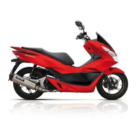 Echappement inox noir YASUNI HONDA SH125 2013-2015 Vente Directe