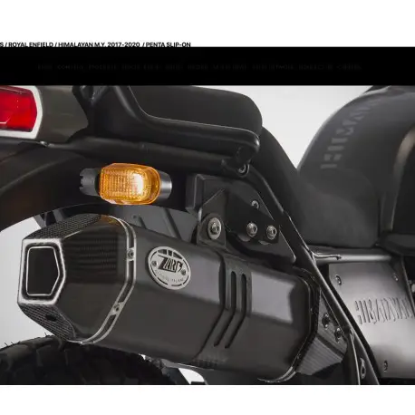 Echappement ZARD PENTA Haut ROYAL ENFIELD 400 410 Himalayan 411 Scram 2021-2024 Satisfait Ou Remboursé