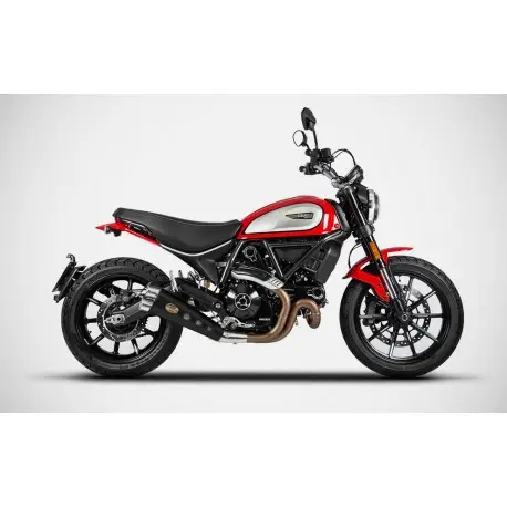 Echappement Zard Special Edition pare chaleur Noir Ducati 800 SCRAMBLER 2021-2023 Affaire À Saisir