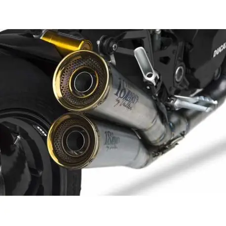 Ligne complète Double Echappement Zard Ducati Monster 1200S 2014-2016 Quantité Limitée
