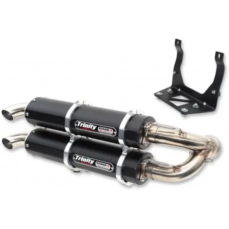 Echappement quad TRINITY RACING stage 5 CAN-AM MAVERICK TURBO 900 EFI 4X4 2016-2020 Top Vente