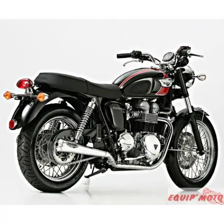 Authentique Echappement SHARK RETRO TRIUMPH BONNEVILLE T100 jusqu'en 2015