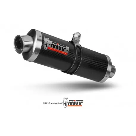 Echappement MIVV Oval Classic carbone SUZUKI GSXR 600 GSXR 750 1996-2000 Acheter Direct