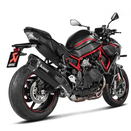 Echappement AKRAPOVIC titane noir homologué KAWASAKI Z H2 2020-2024 Prix Bas