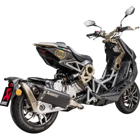 Echappement AKRAPOVIC homologué ITALJET 125 DRAGSTER 200 DRAGSTER 2021-2025 Dernière Chance