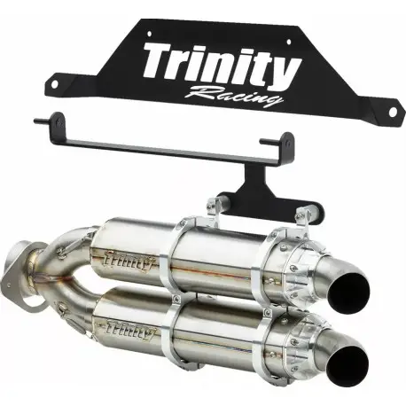 Echappement quad TRINITY RACING POLARIS RZR PRO 2000 R 2022-2024 Offre Spéciale