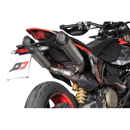 Echappement Qd Exhaust Tri-cone DUCATI HYPERMOTARD 698 MONO / MONO RVE 2024-2025 Livraison Express