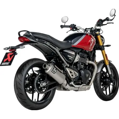Échappement moto AKRAPOVIC TRIUMPH SPEED 400 SCRAMBLER 400 X 2023-2026 Jusqu’à Épuisement Des Stocks
