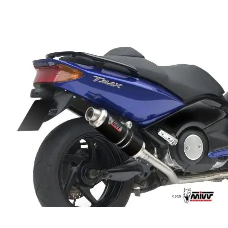Ligne d'Echappement MIVV GP YAMAHA T-MAX 500 2008-2011 Usine Directe
