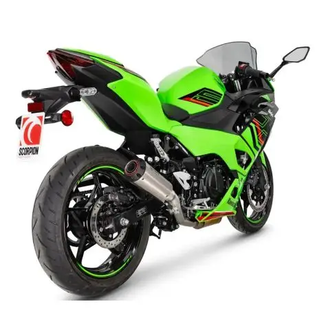 Echappement SCORPION Red Power KAWASAKI NINJA 500 2024-2026 Haute Qualité