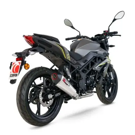 ligne d'Echappement SCORPION SERKET TAPER BENELLI BN 125 2021-2024 Haute Qualité