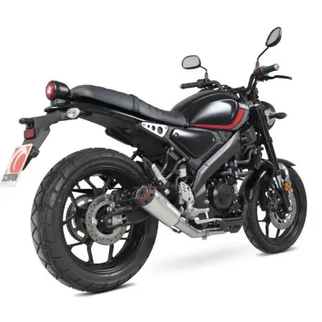 ligne complète Echappement SCORPION Red Power YAMAHA XSR 125 2021-2024 Offre Limitée