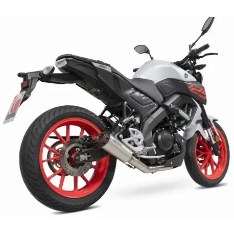 ligne complète Echappement SCORPION Red Power YAMAHA MT 125 2021-2024 Dernier Modèle