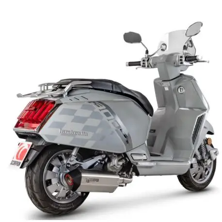 Meilleure Vente Ligne d'Echappement SCORPION SERKET PARALLEL LAMBRETTA X 300 GT 2025-2026