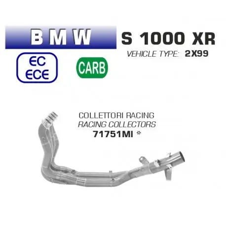 Nouvel Arrivage Collecteur d'Echappement racing ARROW BMW S1000XR 2020-2026