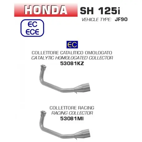 Affaire À Saisir Collecteur d'Echappement ARROW HONDA SH 125 SH 150 2020-2023
