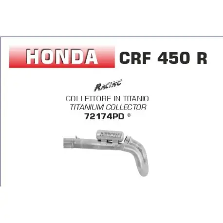 Collecteur racing d'Echappement ARROW HONDA CRF450R -2023 Produit De Marque