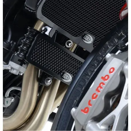 Protections de radiateur d'HUILE R&G racing TRIUMPH 1050 SPEED TRIPLE 2011-2020 Dernier Modèle