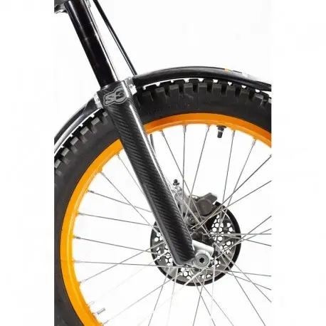 Satisfait Ou Remboursé Protections de fourche S3 carbone/noir