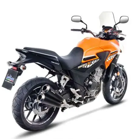 Echappement LEOVINCE GP DUAL HONDA CB500X CB500F CBR500R 2016-2018 Usine Directe