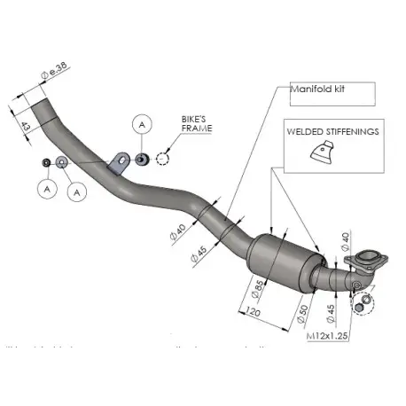 Acheter Direct Collecteur racing LEOVINCE HONDA FORZA 750 2021-2026