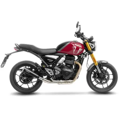Commande En Gros Echappement LEOVINCE GP ONE TRIUMPH SPEED 400 / SCRAMBLER 400X 2024-2025