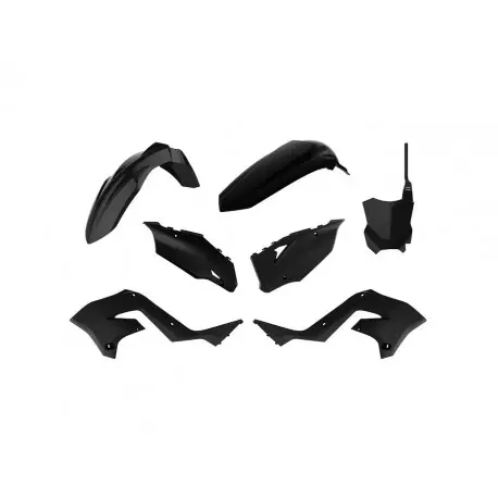 Kit plastiques POLISPORT Restylé noir Kawasaki KX125/250 Meilleur Choix