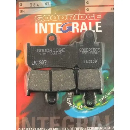 Plaquettes de frein moto organique GOODRIDGE G384ST Top Vente