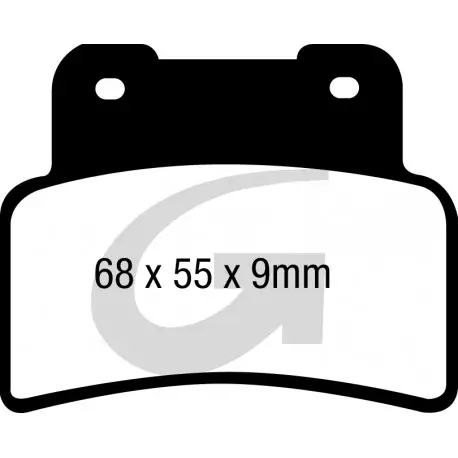 Plaquettes de frein moto organique GOODRIDGE G377ST Bon Marché