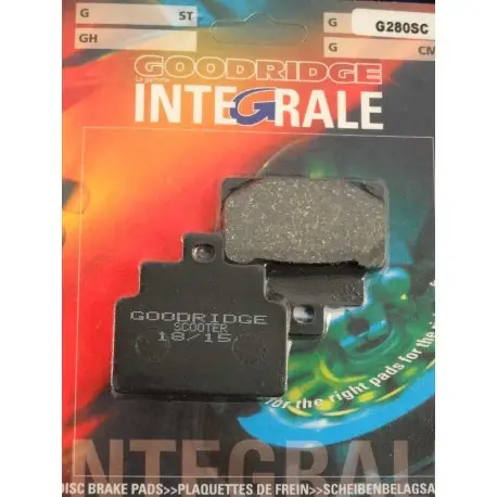 Plaquettes de frein moto organique GOODRIDGE G280ST Offre Exclusive