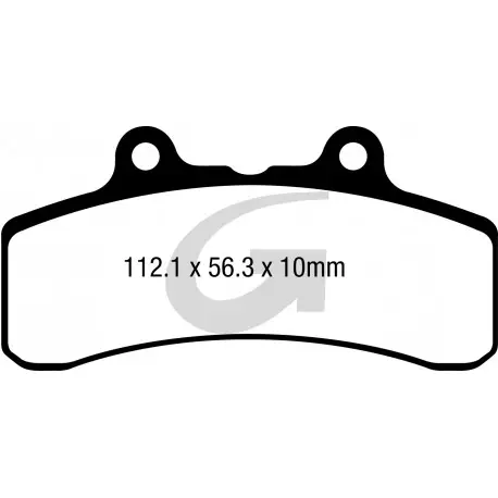 Promotion Plaquettes de frein moto organique GOODRIDGE G187ST