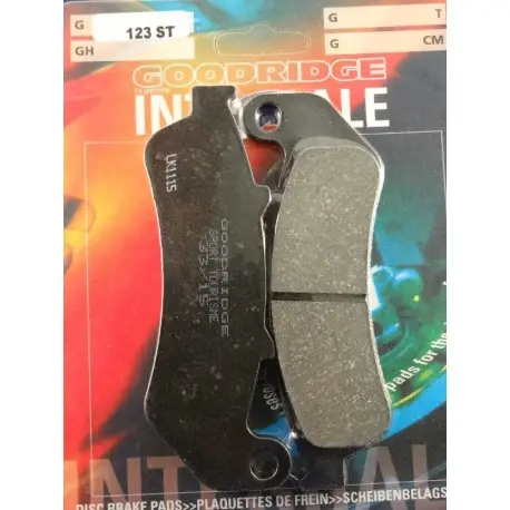 Plaquettes de frein moto organique GOODRIDGE G123ST Meilleure Vente