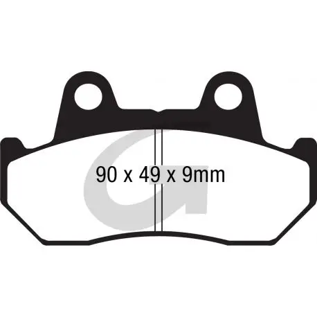 Plaquettes de frein moto organique GOODRIDGE G018ST Marque