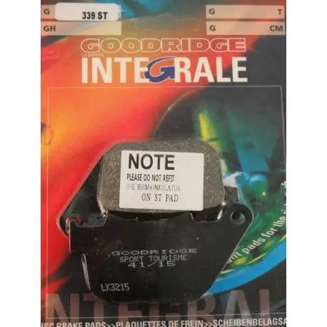 Plaquettes de frein moto organique G339ST Seulement Aujourd’hui