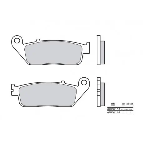 Top Vente Plaquettes de frein BREMBO route carbone céramique – 07HO4108