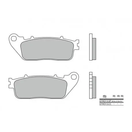 Affaire À Saisir Plaquettes de frein BREMBO route carbone céramique - 07HO13CC