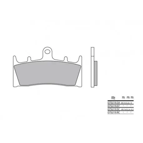 Plaquettes de frein BREMBO carbone céramique - 07SU19RC Commande En Gros