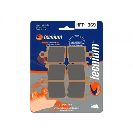 Plaquettes de frein TECNIUM Trail Performance métal fritté - MFP369 Dernière Chance