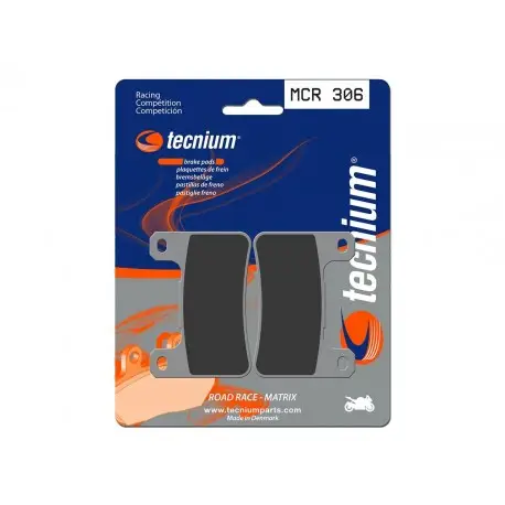 Plaquettes de frein TECNIUM Racing métal fritté carbone - MCR306 Achetez Aujourd’hui