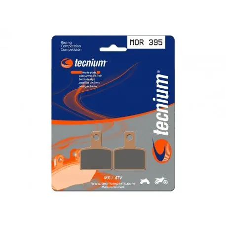 Plaquettes de frein TECNIUM Racing MX/Quad métal fritté - MOR395 Soldes