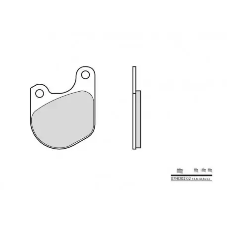 Vente Flash Plaquettes de frein moto BREMBO route carbone céramique