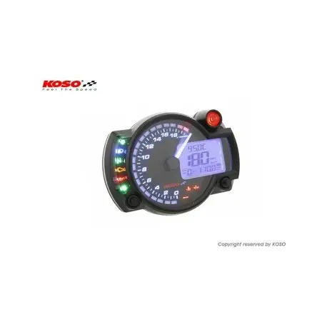 Marque Compteur digital multifonction KOSO RX2N+ GP Style universel (20 000 T/Min)
