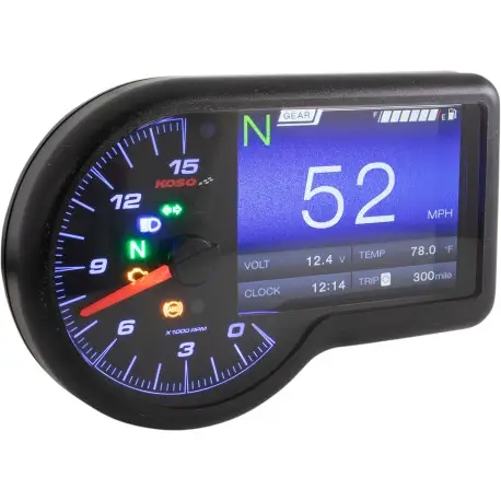 Compteur moto multifonctions moto KOSO RX-3 Vente Flash